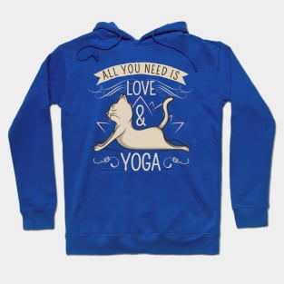 All you need is Yoga and Love Hoodie